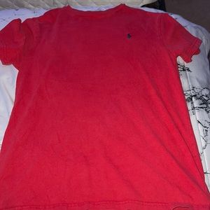 red polo tee